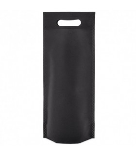 Bolsa regalo negra para una botella de 75 cl.