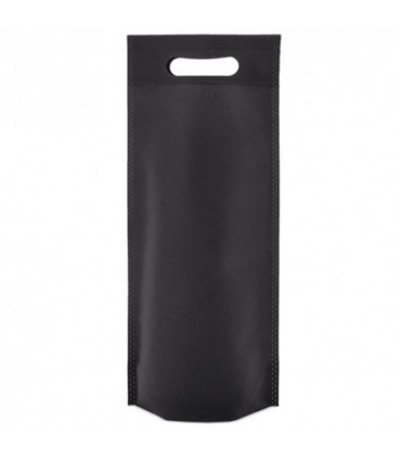 Bolsa regalo negra para una botella de 75 cl.
