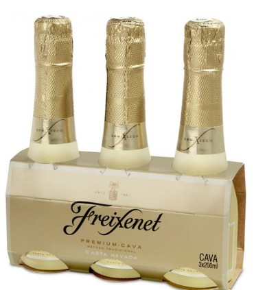 CAJA DE 24 BENJAMINES - Freixenet - Premium Cava - Carta Nevada - Semi seco