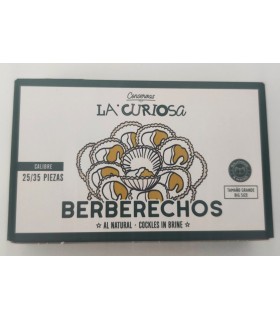 LA CURIOSA - Berberechos al natural 25/35 - Grandes