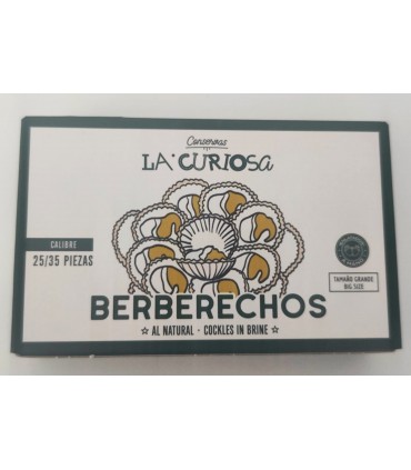 LA CURIOSA - Berberechos al natural 25/35 - Grandes